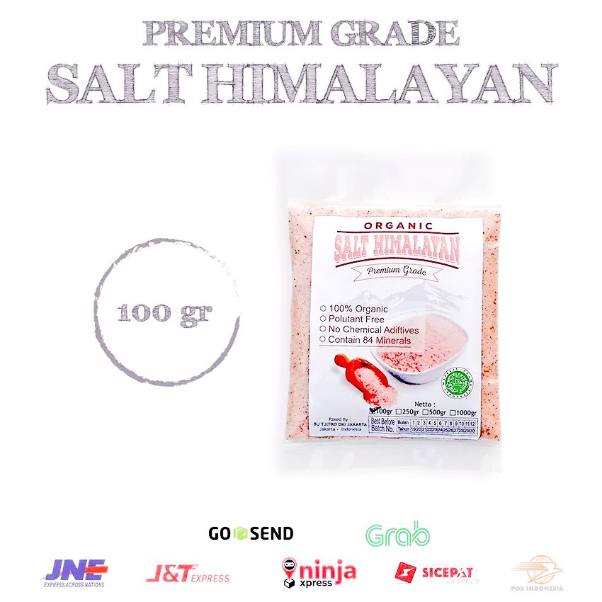 Garam Himalaya 100 gr - Organic Pink Salt Himalayan Premium Quality