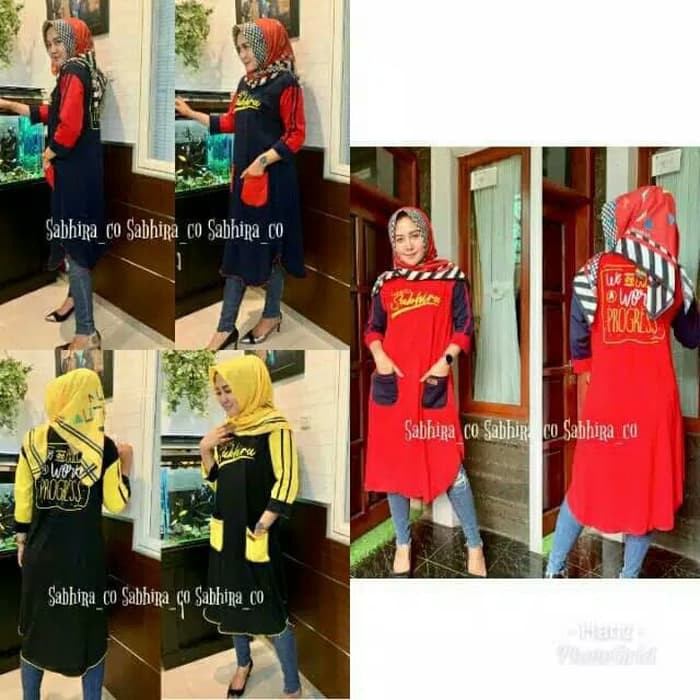 tunik kaos progress by sabhira