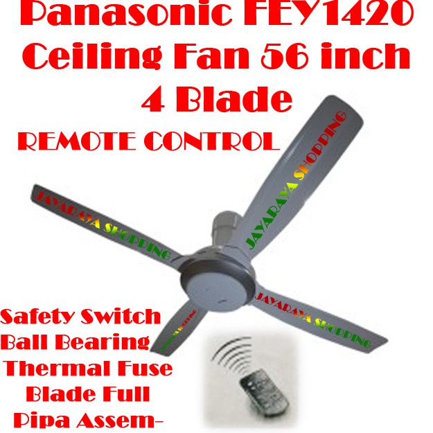 Panasonic Kipas Angin Baling Baling Ceiling Fan 4 Blade 56 inch FEY1420 FEY 1420