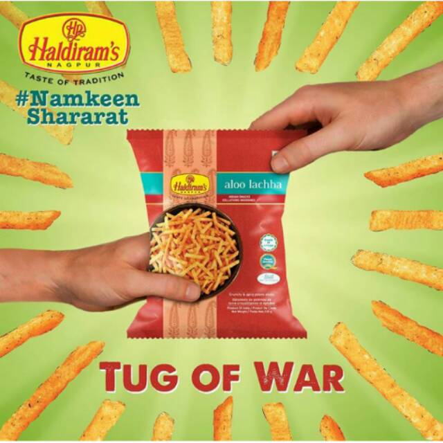 

Makanan Ringan Haldirams Aloo Lachha 150gr / Snack India