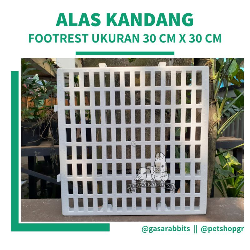 PALLET KANDANG - ALAS KAKI KELINCI - FOOTREST KELINCI - ALAS KANDANG - ALAS KUCING-Putif doff