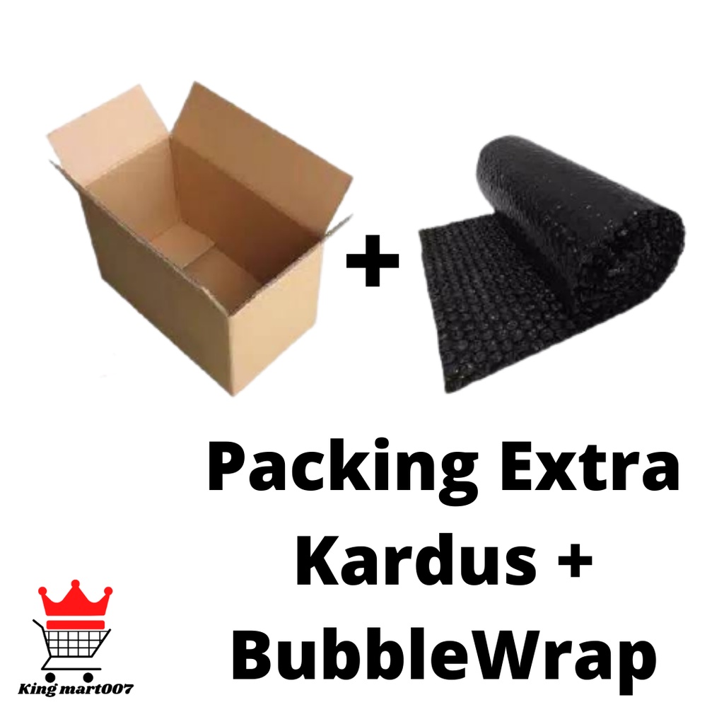 Packing Extra Kardus + BubbleWrap