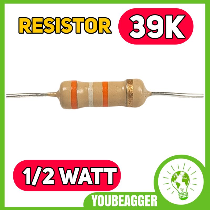 Resistor 39K ohm 1/2 watt