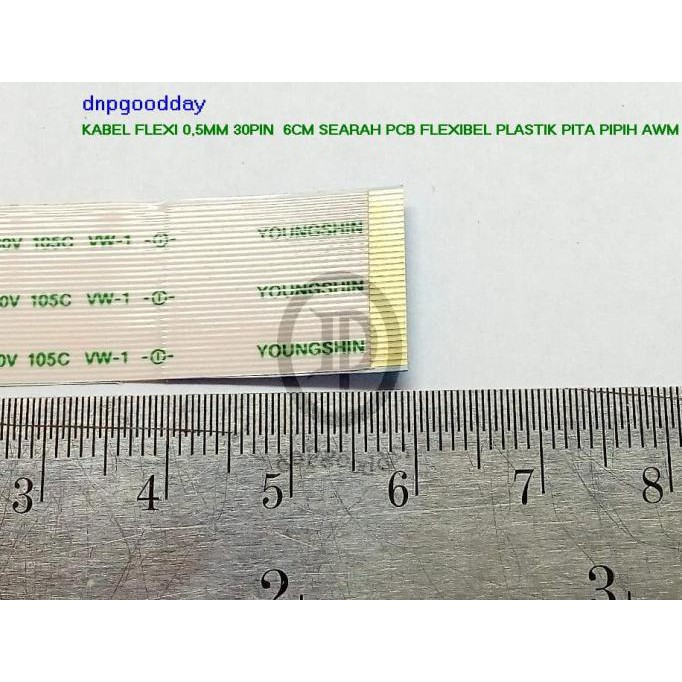 

Kabel Flexi 0,5Mm 30Pin 6Cm Searah Pcb Flexibel Plastik Pita Pipih Aw Dnpgood11 Berkualitas