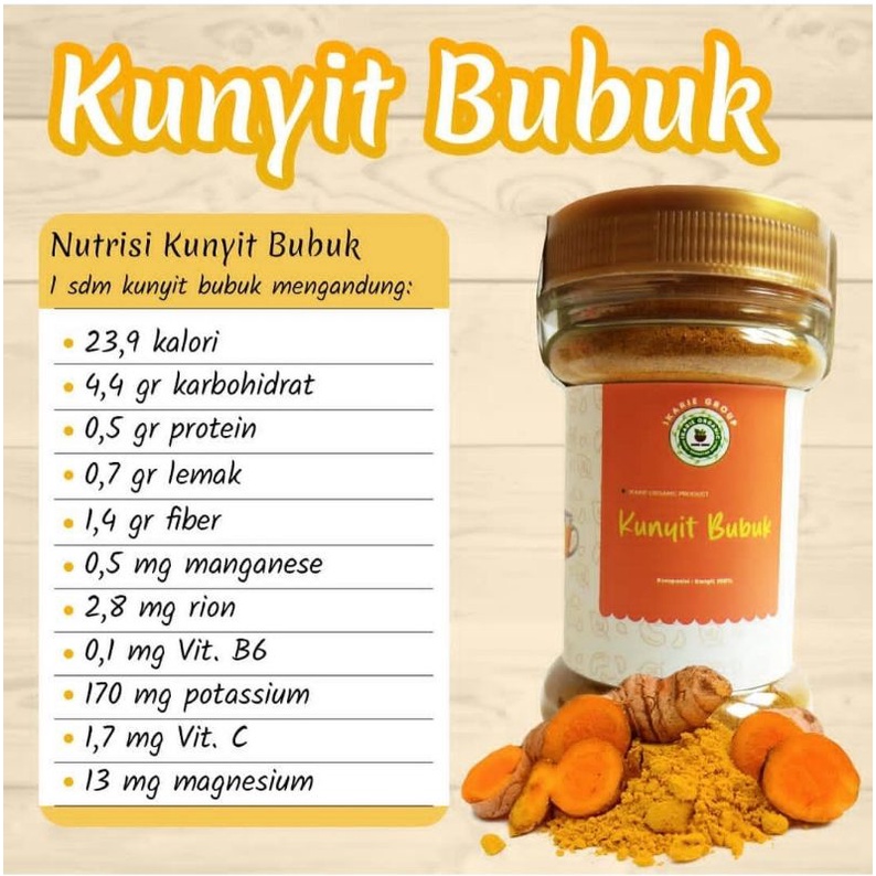 

Kunyit Bubuk Ikarie Organik