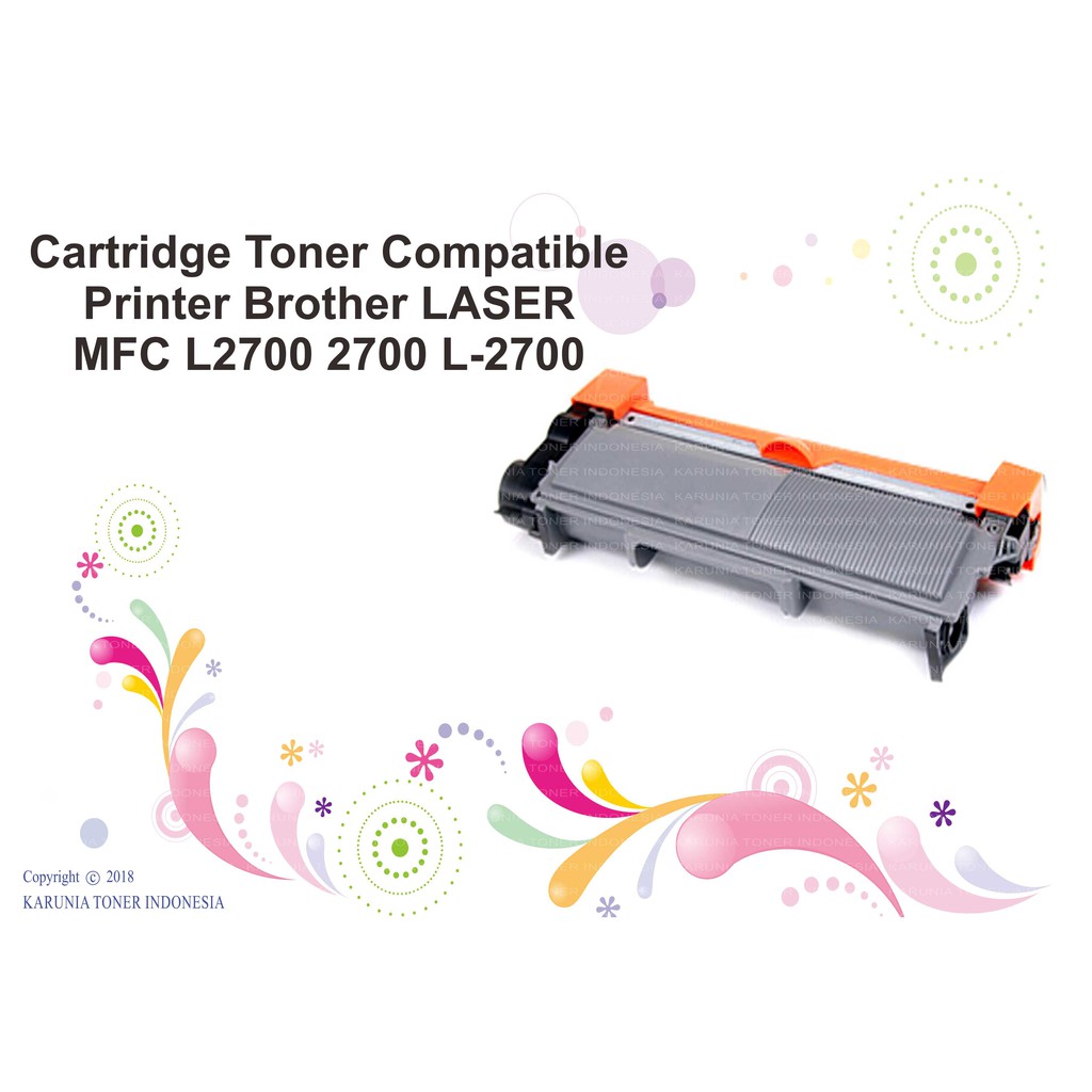 Cartridge Toner Compatible Printer Brother LASER MFC L2700 2700 L-2700