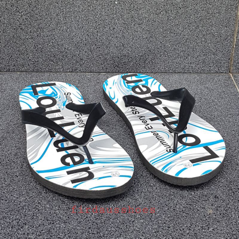 Sandal Jepit pria dewasa Motif louluen SIZE39-43