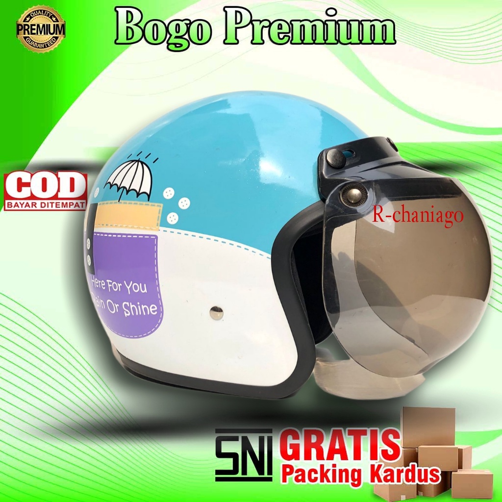 HELM BOGO CEWEK DEWASA SNI