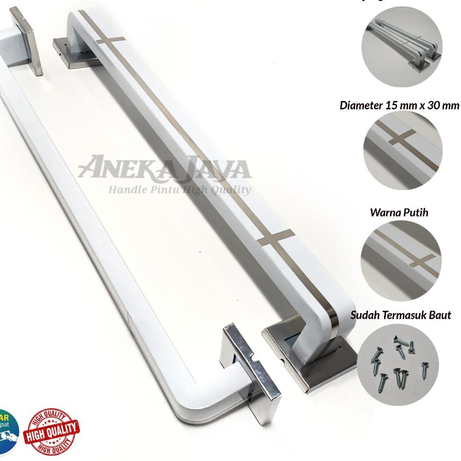 Berkualitas Handle Pintu rumah putih 35 cm 45 cm 60 cm / Tarikan Pintu / Pegangan Pintu minimalis / 