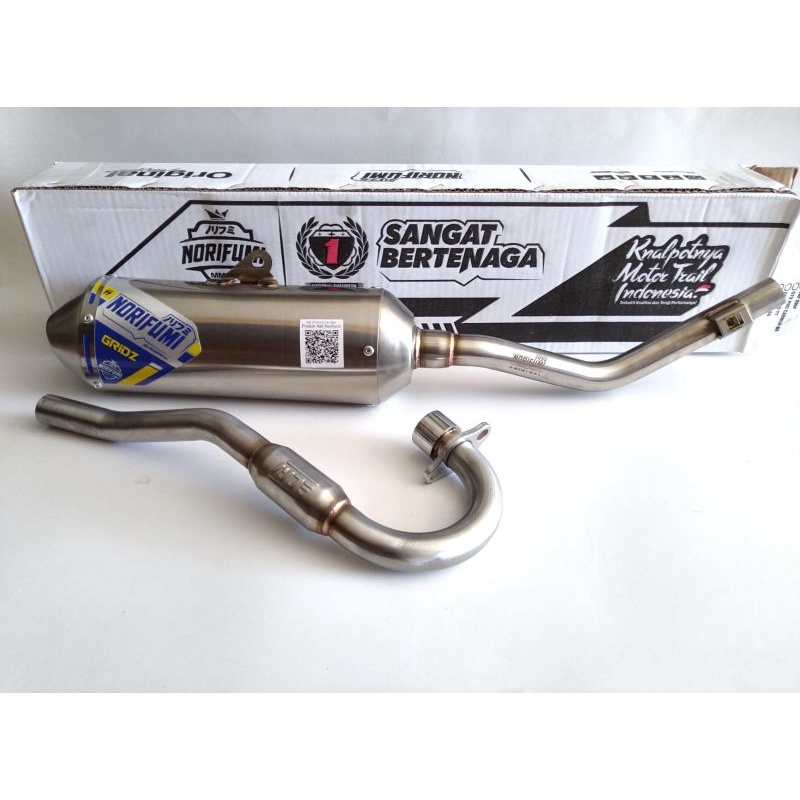Knalpot Norifumi Gridz KLX Dtracker CRF 150 original