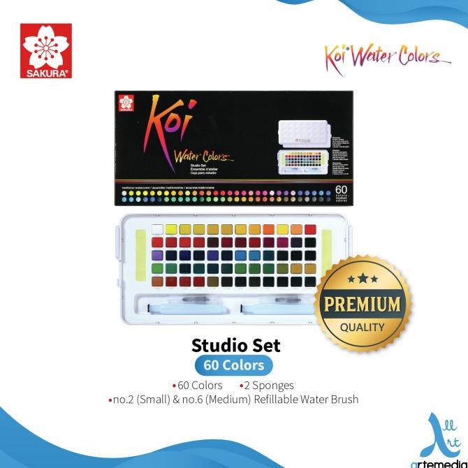 

Cat Air Sakura Koi Watercolor 60 Studio Set