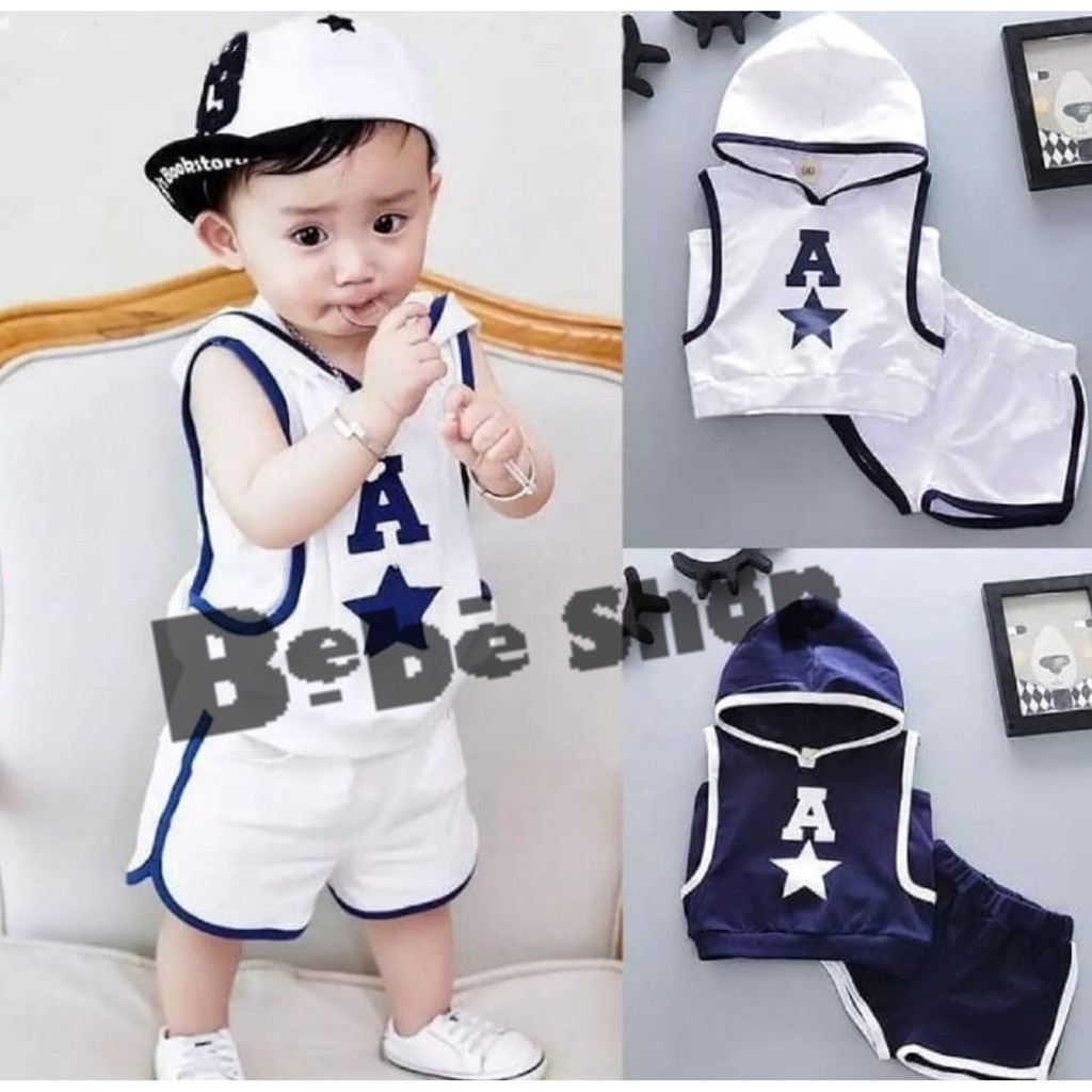 Setelan Hoodie Anak lekbong Bintang Usia 0 Sampai 7 Tahun/Baju anak laki-laki/Baju anak perempuan/switear anak