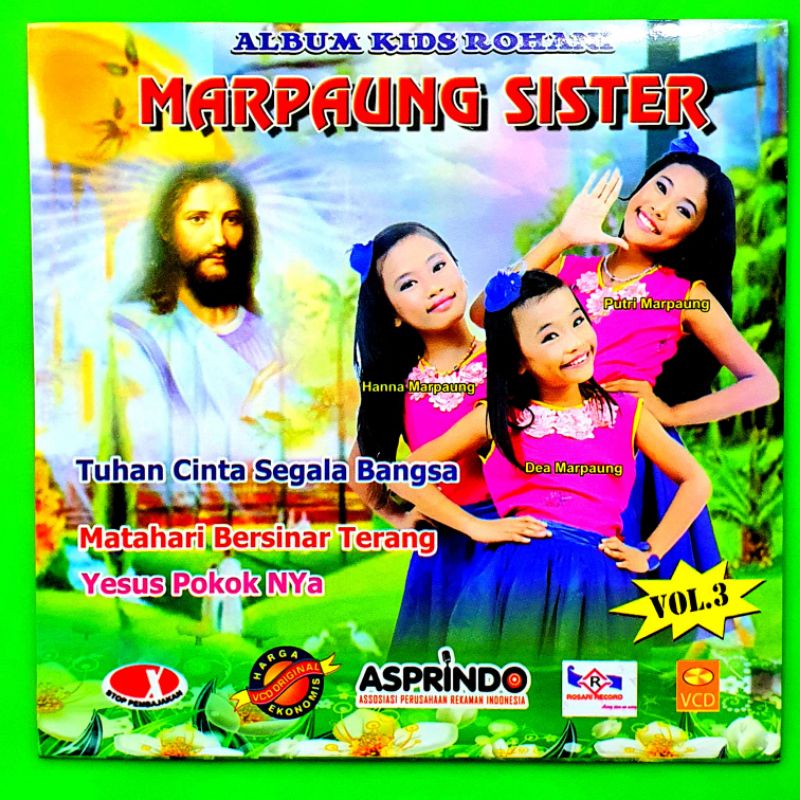VARIASI KASET ORIGINAL VIDEO MUSIK LAGU ROHANI ANAK ANAK-LAGU GEREJA ROHANI ANAK-LAGU SEKOLAH MINGGU