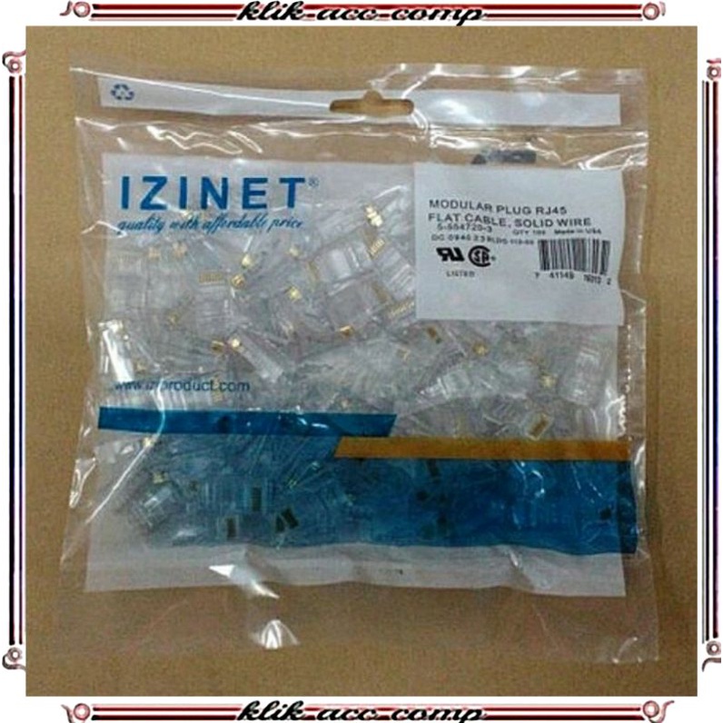 Connector Rj45 Cat5 IZINET isi 100 ORIGINAL