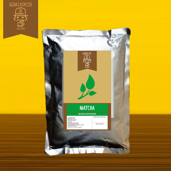 

(BISA COD) BUBUK MINUMAN MATCHA / GREEN TEA 1 KG SUBARAYA MINUMAN KEKINIAN