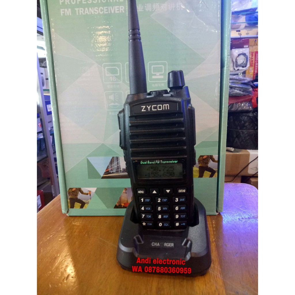 HT ZYCOM UV6R PLUS DUAL BAND 8 WATT Terbaik