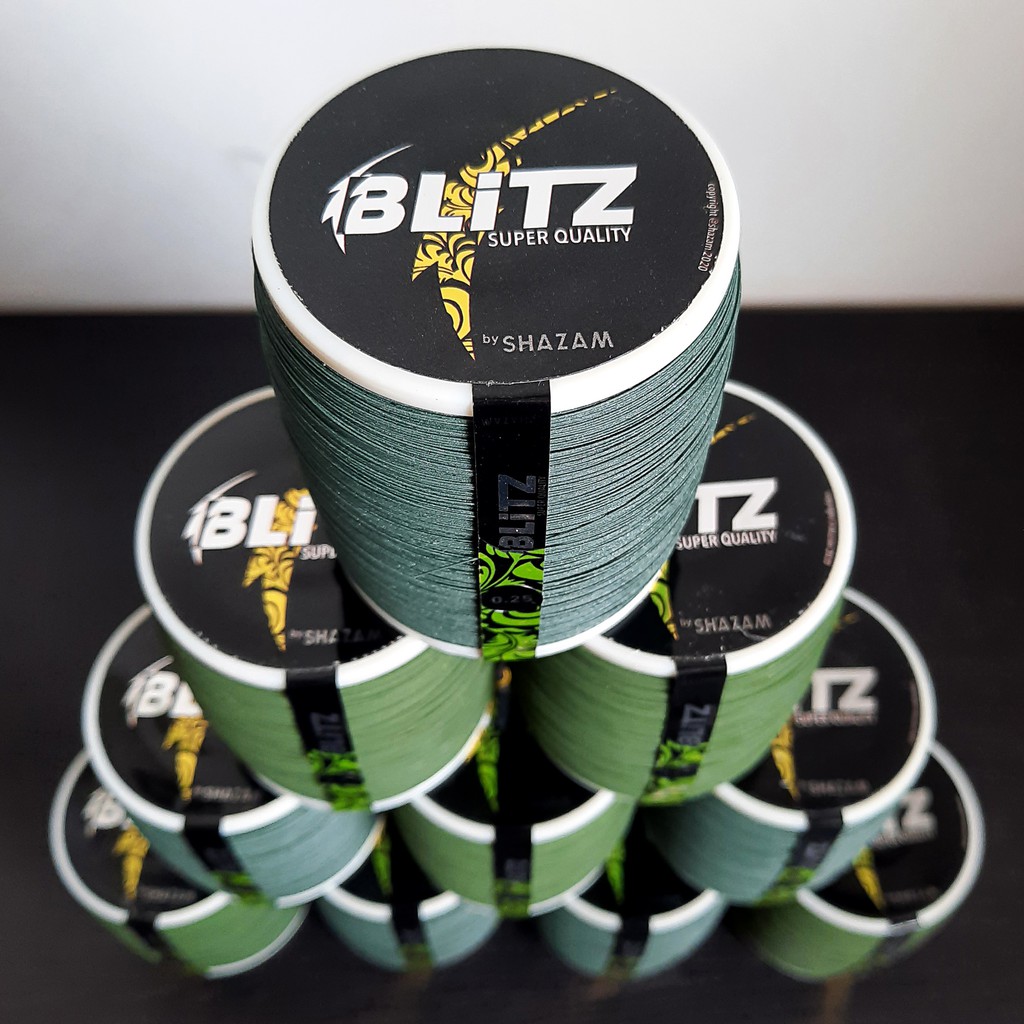 Gelasan Matot Layangan Aduan BLITZ by SHAZAM Senar Mati (Putih) 0.25mm tekstur Halus Tajam