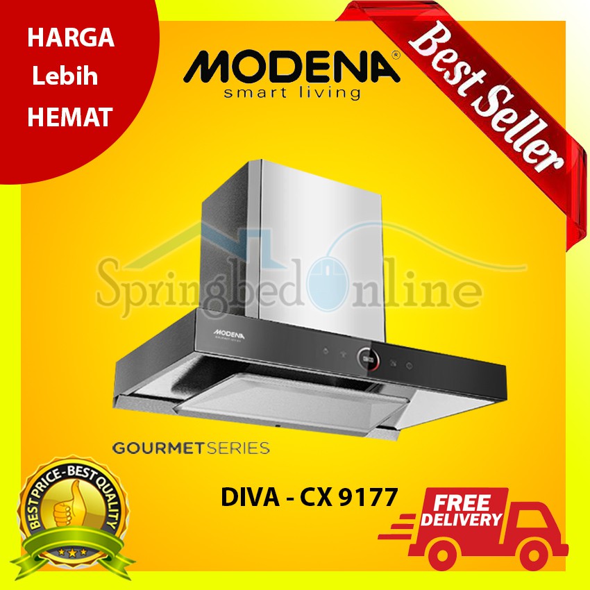 Chimney Hood by Modena - CX 9177 - Garansi Modena