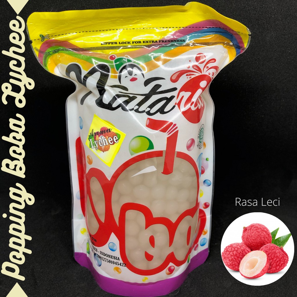 

Popping Boba Lychee 500g / Jelly Mutiara