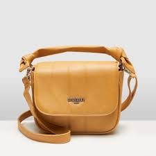 BRUNBRUN PARIS TAS SELEMPANG WANITA ORIGINAL PUFFY BOWLER YELLOW BT8245Y1