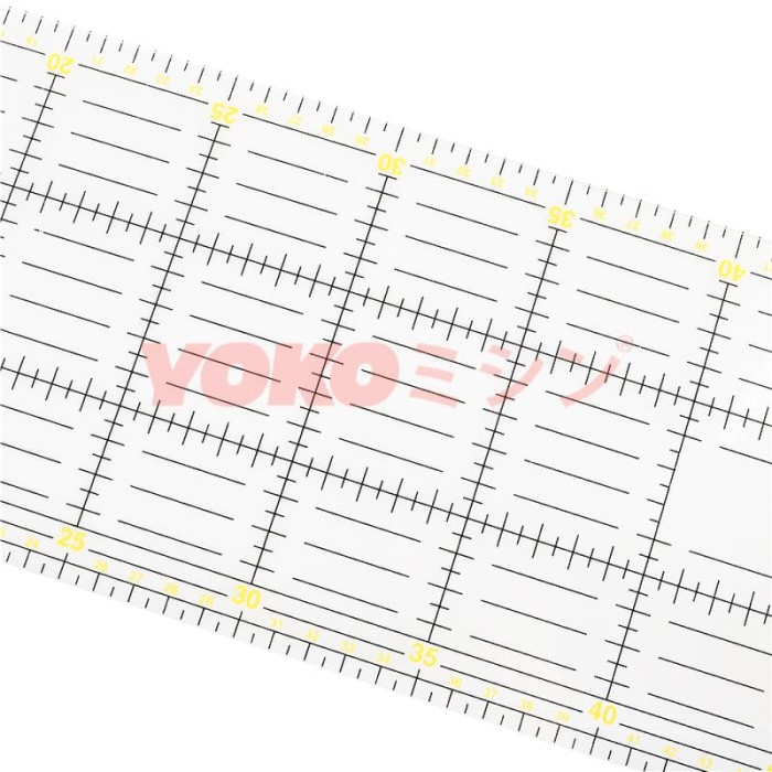 

Quilting Ruller / Penggaris Bahan - Penggaris Quilting TOYO 15 x 30 cm promo