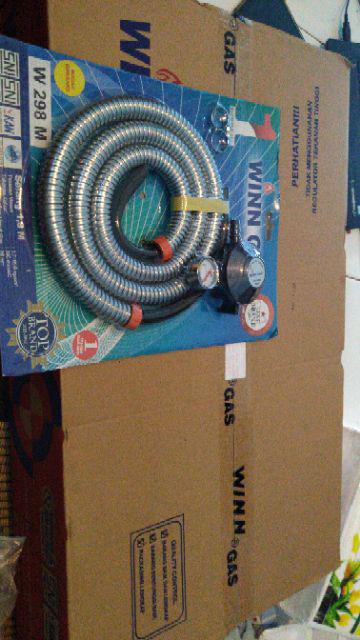 Selang Gas Regulator Winn Gas Body Besar +selang 1,8 Meter