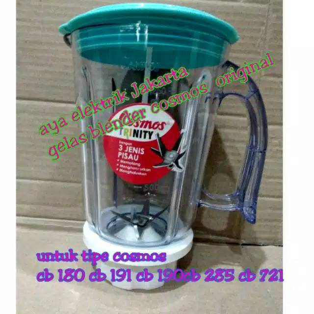 Gelas blender cosmos original cb 180 cb 190 / gelas jar blender cosmos / gelas blender cosmos set