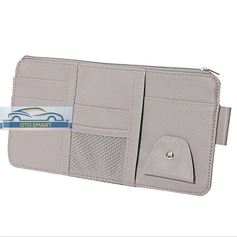 Tempat Kartu Dokumen Uang Karcis Kartu E-TOLL Mobil Car Card Organizer Impor