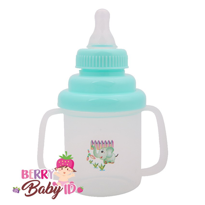 YooBerry Training Cup 3-in-1 Gelas Minum Bayi Spout Straw Nursing Tahan Panas Pink Blue Green Berry Mart