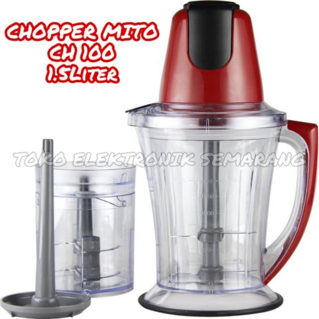 FOOD CHOPPER / BLENDER DAGING / BUMBU MITO MITOCHIBA CH 100 / CH100 GARANSI RESMI ORIGINAL