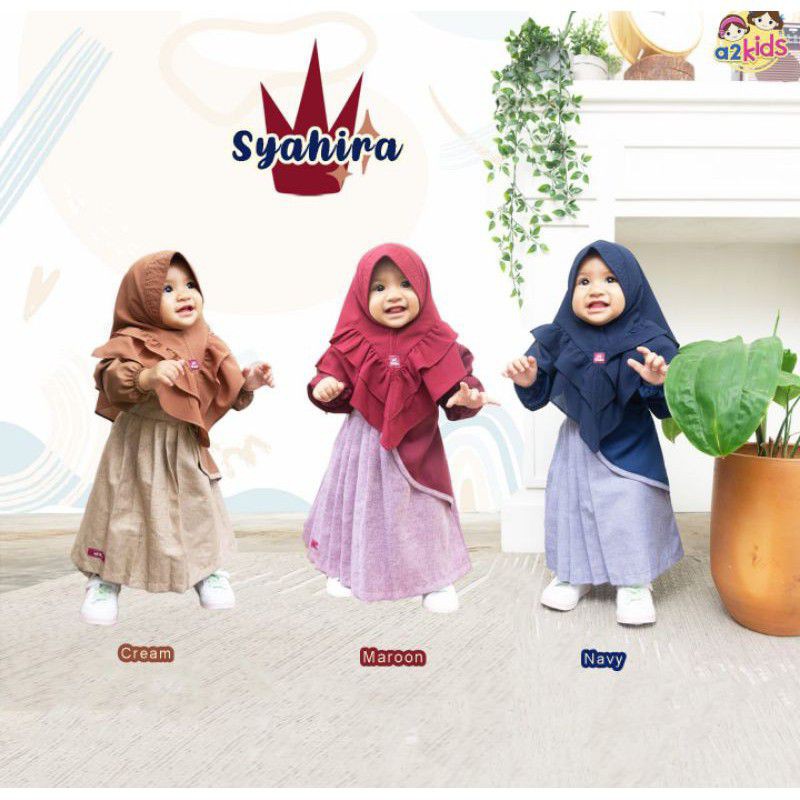 [Ankho_Shop] A2kids Gamis Bayi Syahira