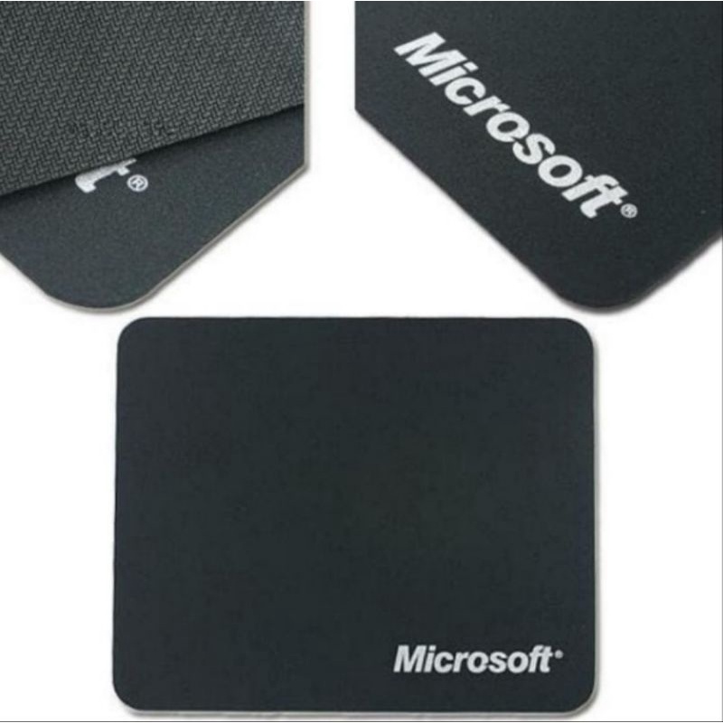 mouse pad logo microsoft atau logitech mousepad model microsoft