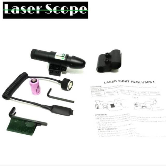 Green Laser Scope - Laser Telescope Hijau