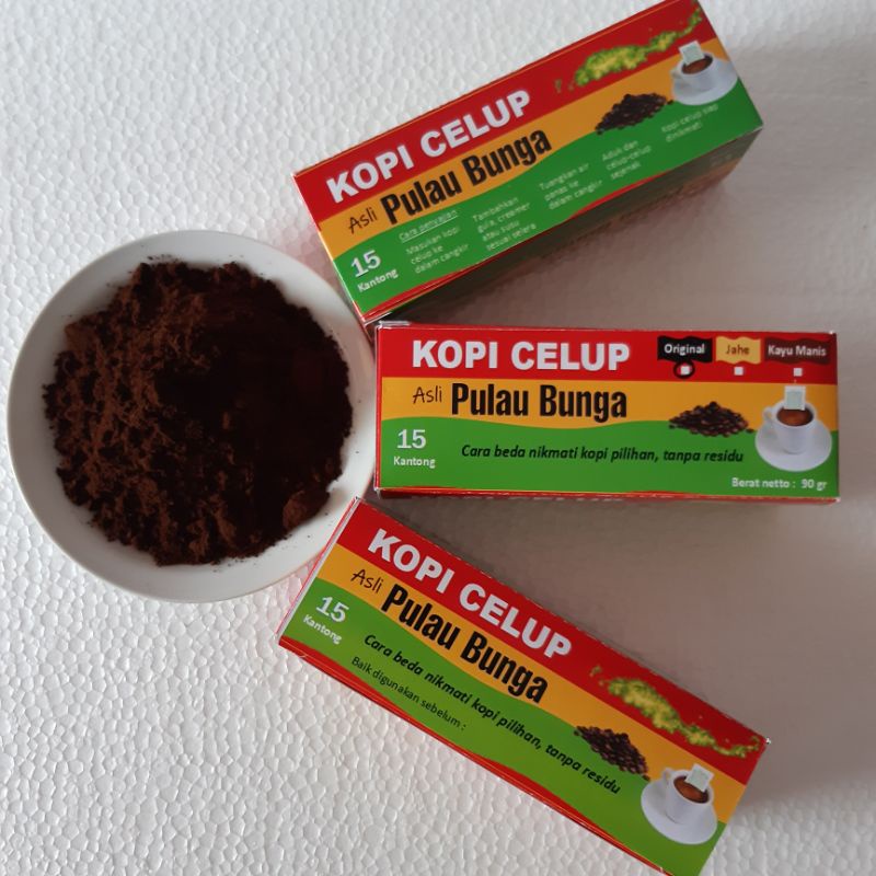 

Kopi Celup asli Pulau Bunga VARIAN ORIGINAL