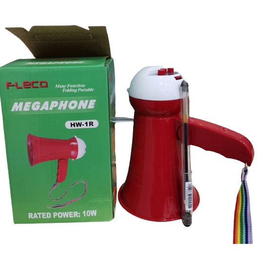 NEW PRODUCT!! Megaphone atau Toa kecil Fleco Multifungsi HW-1R