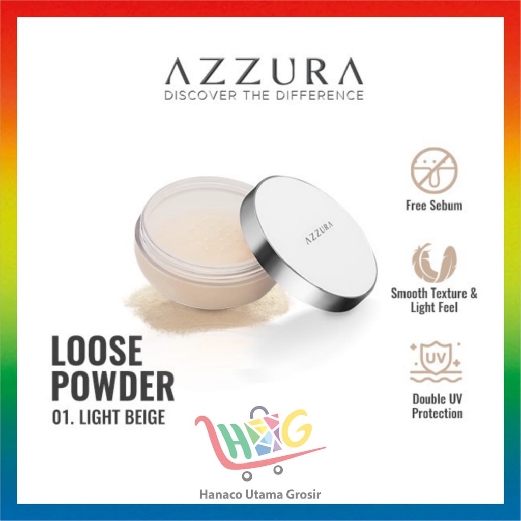 AZZURA LOOSE POWDER BEDAK TABUR