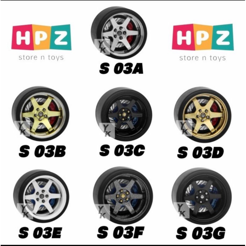 Ban Karet Hotwheels Premium Alloy Carlomo S03