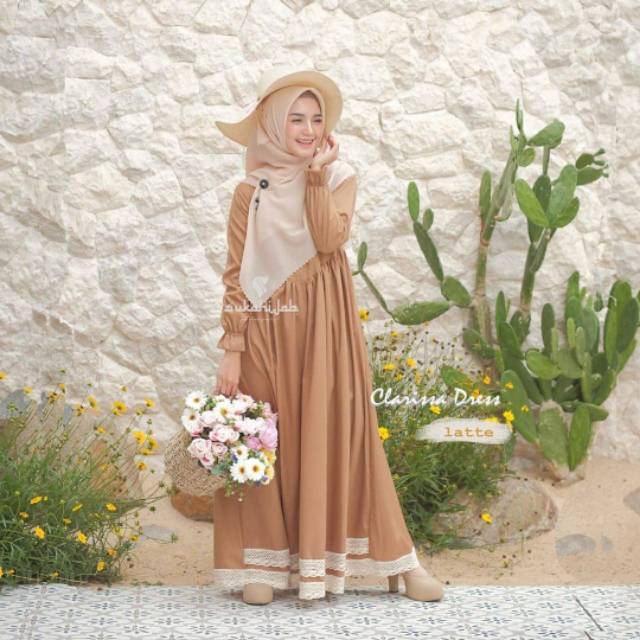 Baju Gamis Muslimah Clarissa Dress