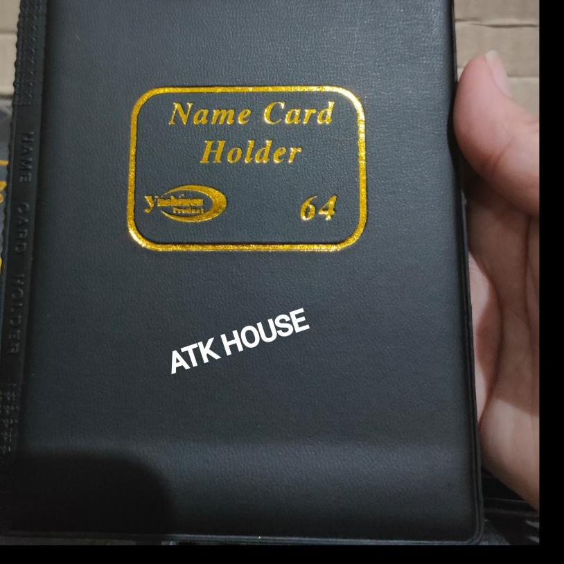 

[DISCOUNT 7B757] Name Card Holder 64/Buku Kartu Nama/Dompet Album Tempat Kartu Nama Terupdate