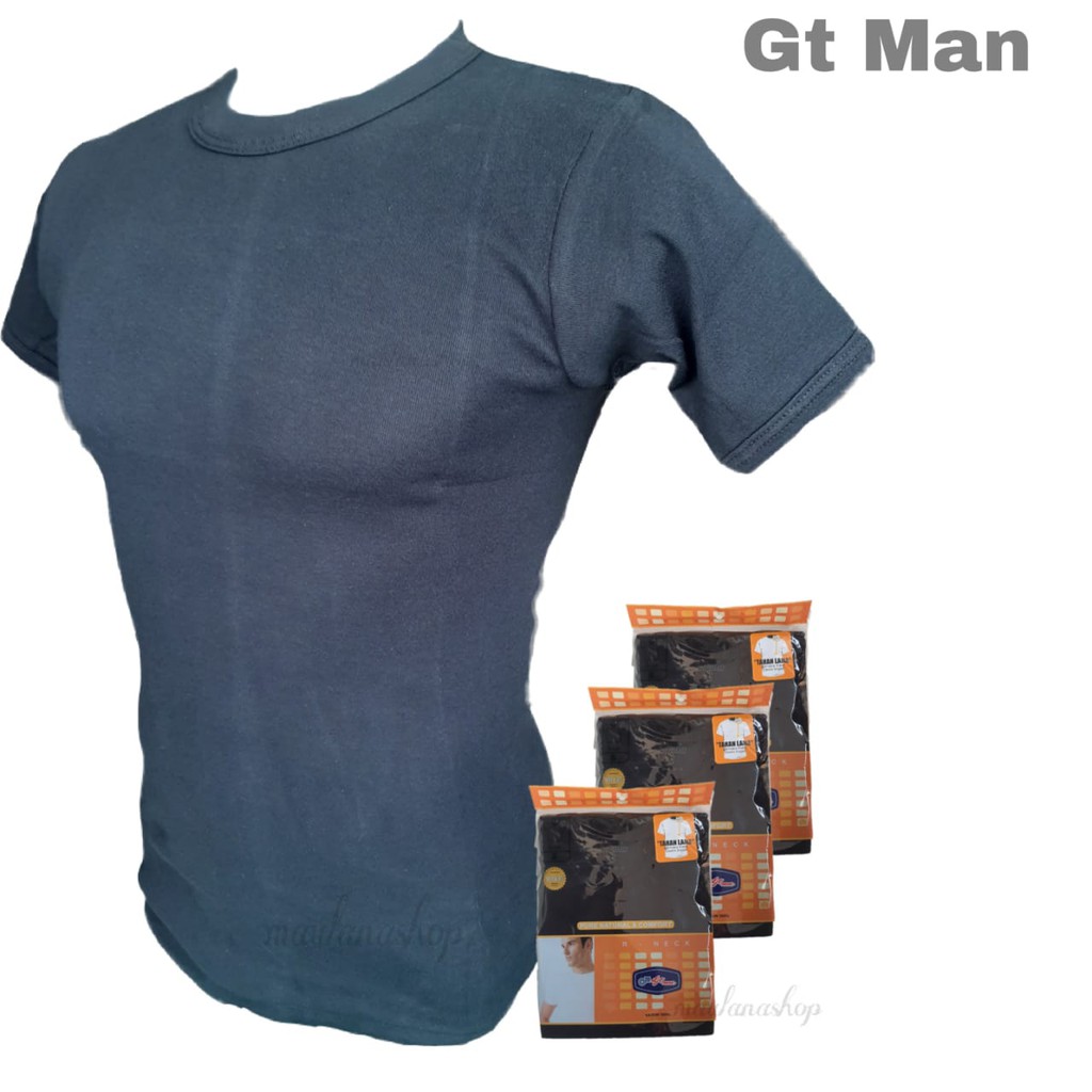  Gt  Man  Gts 01 Oblong  Kaos  Dalam Pria Berlengan O neck 