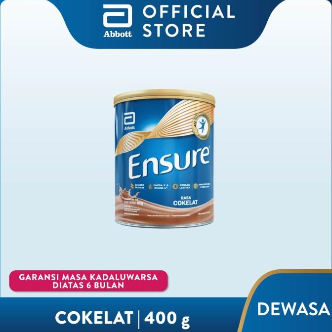 

[COD] Abott Ensure Coklat Ensure Kaleng 400gr Susu Rendah Laktosa [COD]