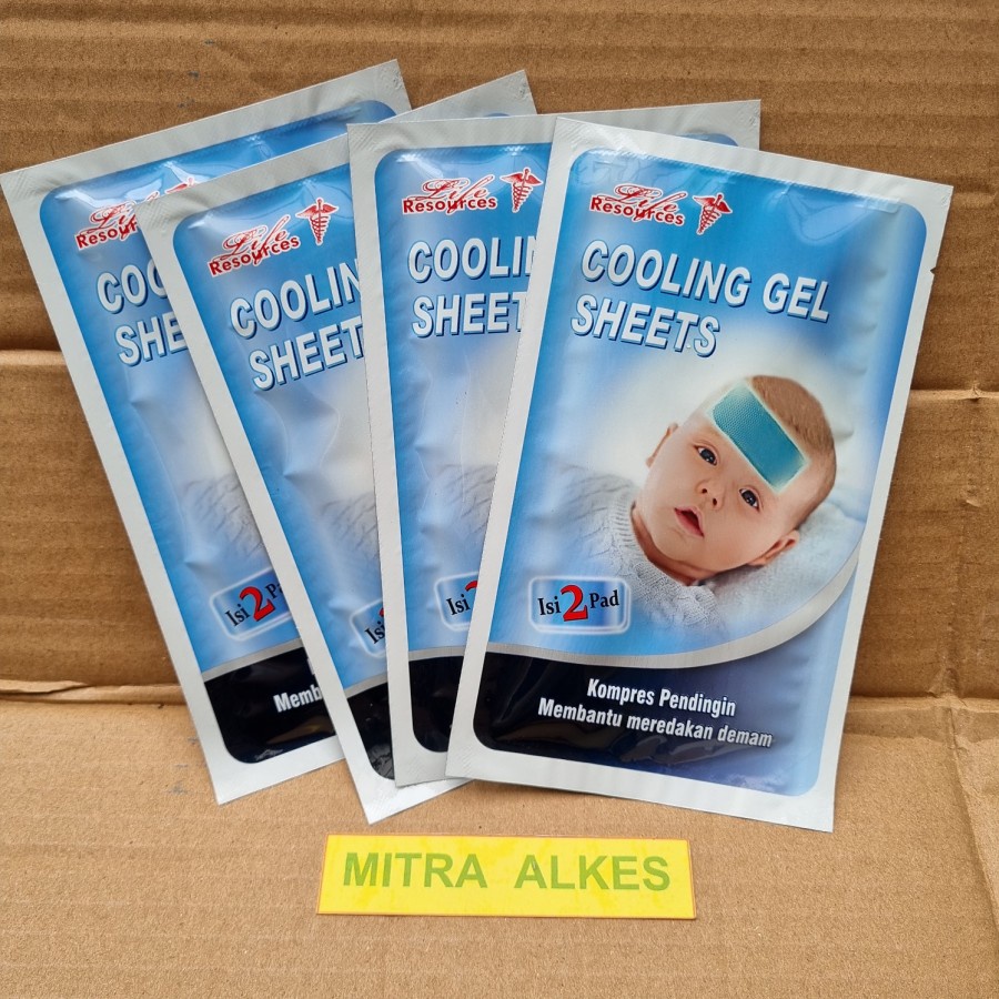 Cooling Gel Sheets. Kompres Pendingin Pereda Demam. Cooling Gell pad s.