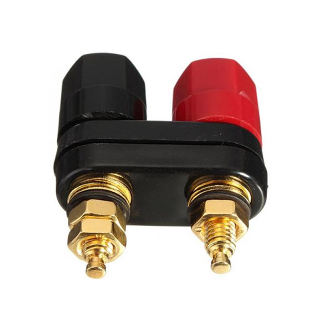 Plug Banana Adapter Ganda Untuk Terminal Amplifier Speaker