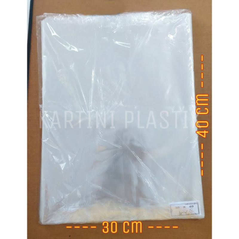 

Plastik OPP Tanpa Lem Ukuran 30x40