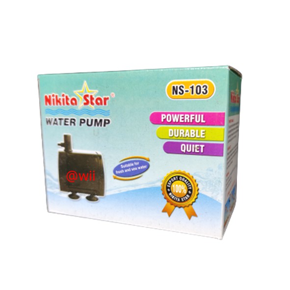 NIKITA STAR NS103 NS 103 NS-103 Pompa Air Celup Pompa Kolam Aquarium