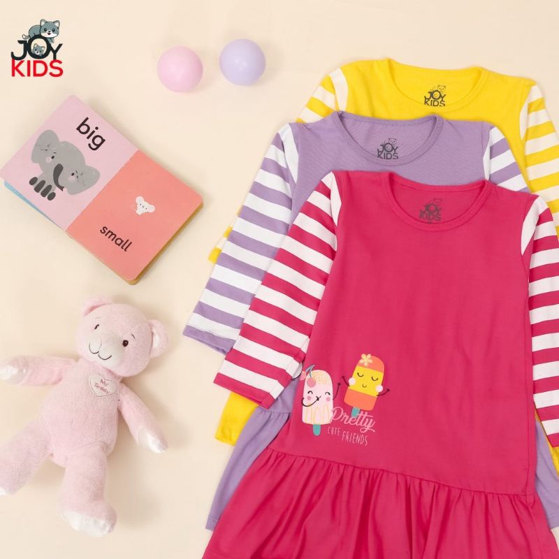 Dress Anak Perempuan/ Tunik Anak / Longsleeve Anak Lucu