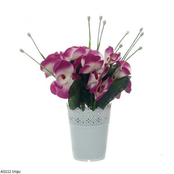 Bunga Plastik Anggrek AG11-2