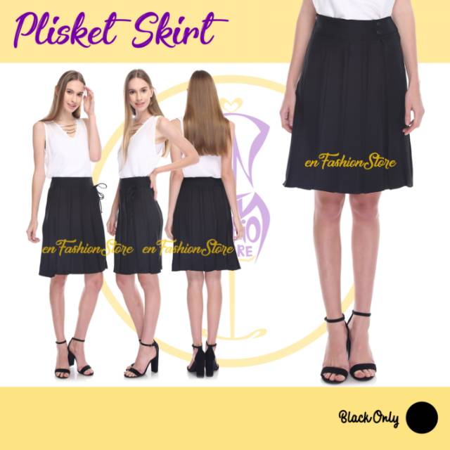 Plisket Skirt / Rok Plisket / Rok Plisket Pendek / Rok Pendek Plisket