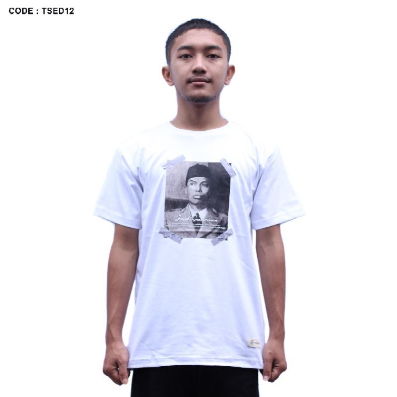 Kaos tema Indonesia jendral Soedirman TSED12