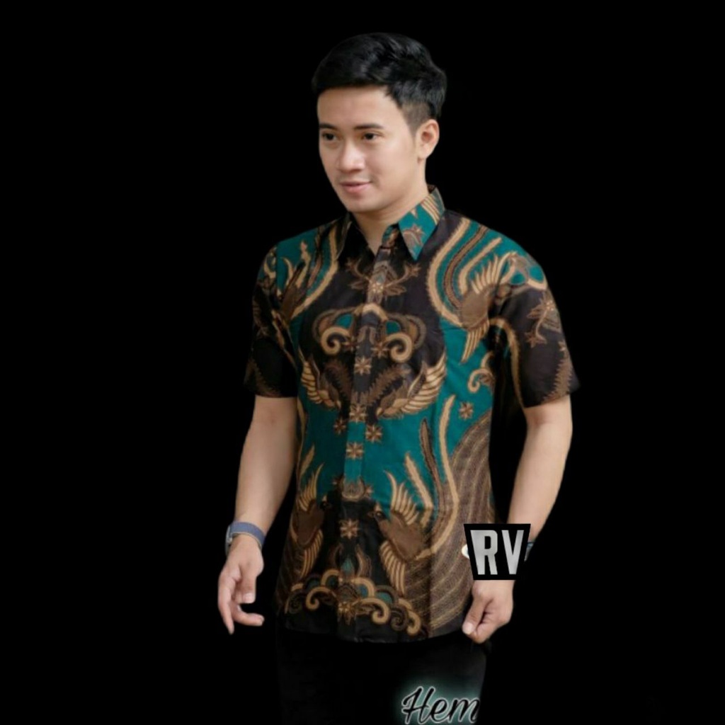 NEW ARRIVAL DISTRO BATIK PRIA BORDIR SOGAN HRB026 BATIKAF NOTOARTO BATIK IPNU-IPPNU HEM PRIA